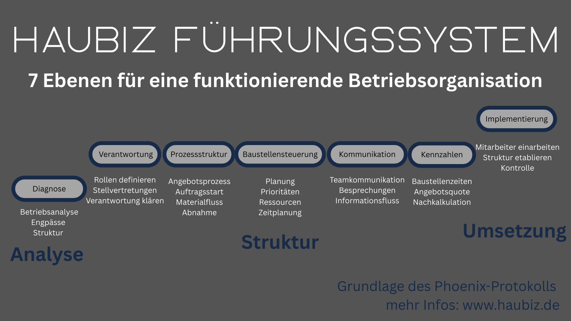 HAUBIZ FÜHRUNGSSYSTEM Grafik